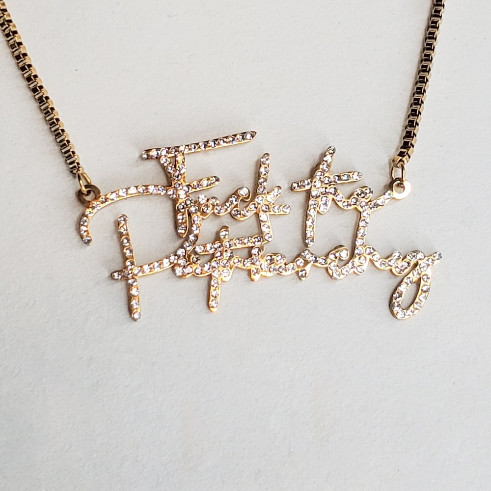 F*ck the Patriarcy Necklace